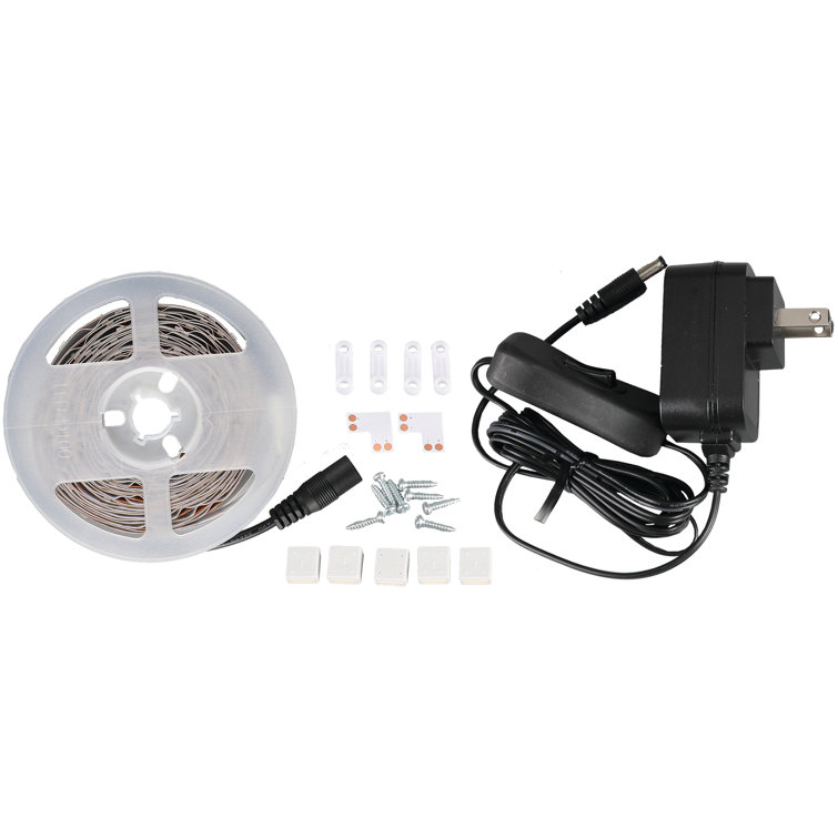 16 ft Warm White LED Plug-in Tape Light