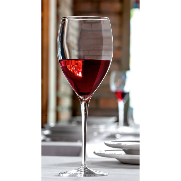 Clear Recyclable Glass Wine Glasses Set of 4