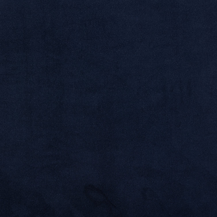 Navy Blue Velvet Tufted Mid-Century Modern Sofa