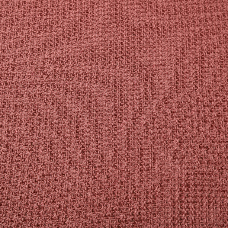 King Coral Cotton Woven Reversible Blanket