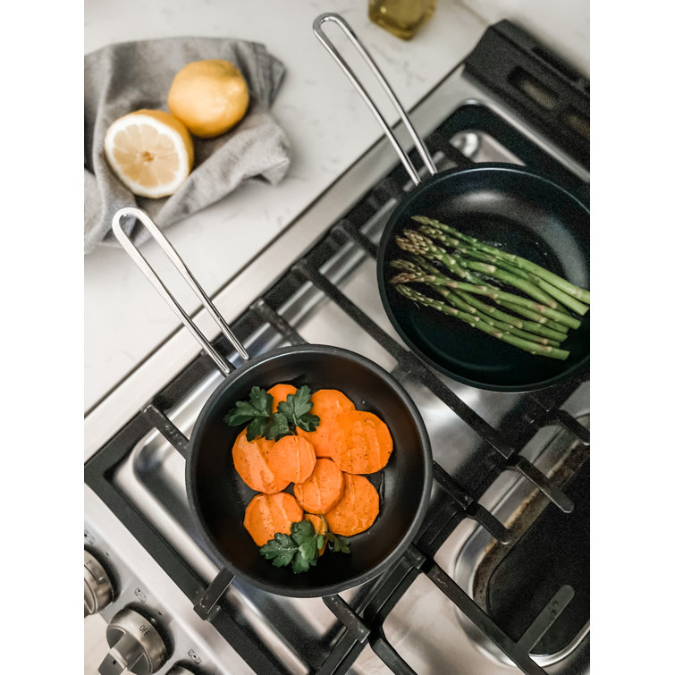 Capri Stainless Steel Non-Stick 3-Piece Frying Pan Set