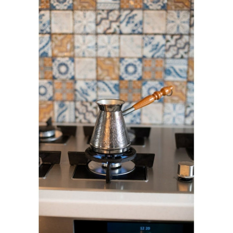 Firebird Copper Turkish Coffee Pot with Wooden Handle