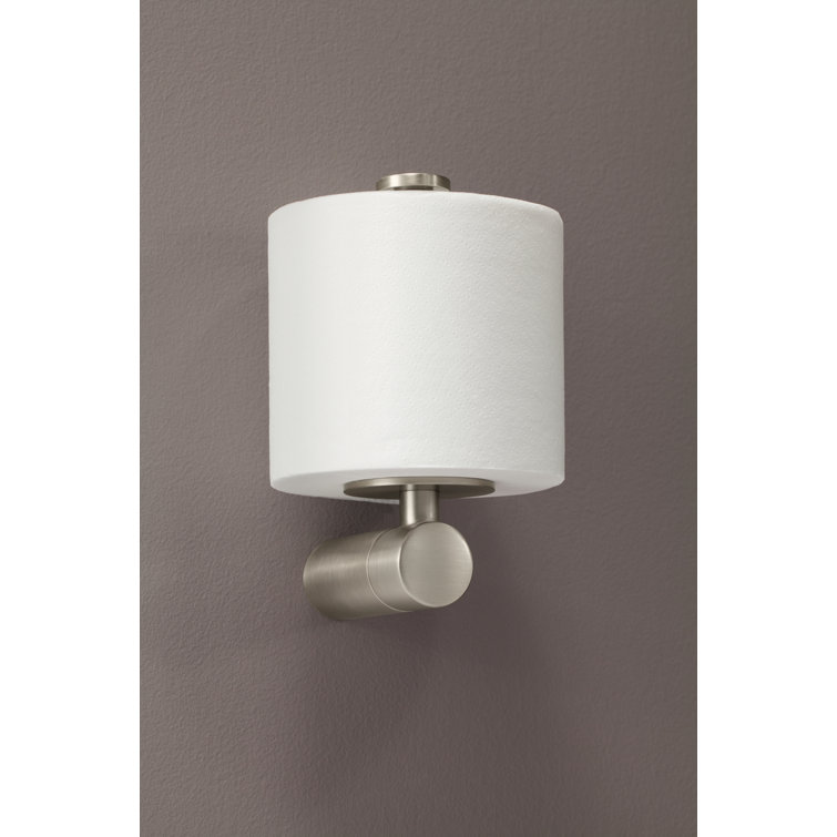 Modern Black Brass Wall Mounted Toilet Paper Holder