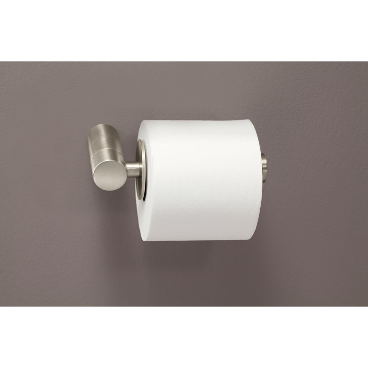 Modern Black Brass Wall Mounted Toilet Paper Holder