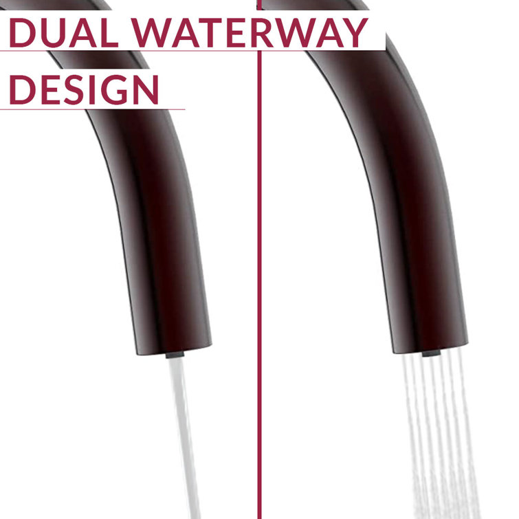 Oil Rubbed Bronze High Arc Single Handle Kitchen Faucet
