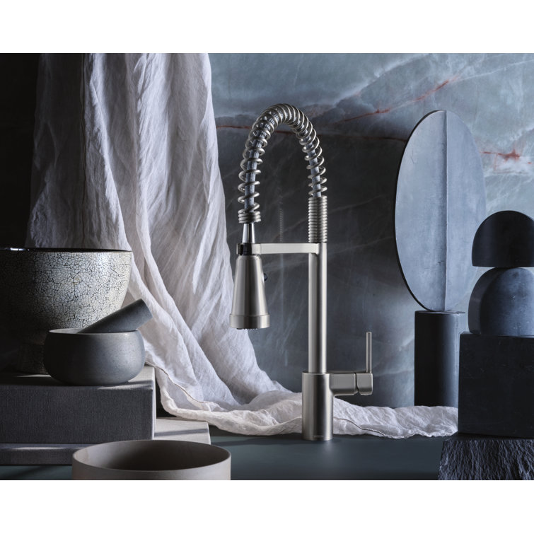 Stainless Steel Touchless Pull-Down Kitchen Faucet with Spray
