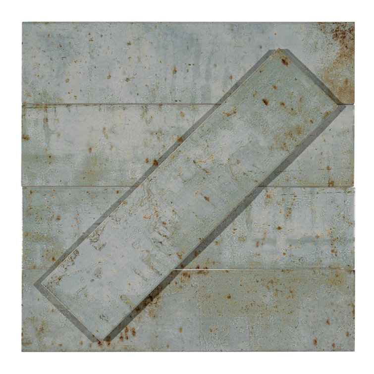 Serenite 4" x 16" Dane Porcelain Vintage Subway Tile
