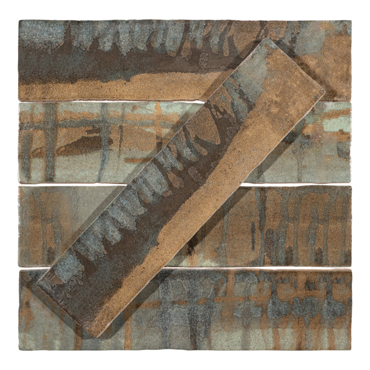 Homage 3x12 Brown Glazed Porcelain Subway Tile