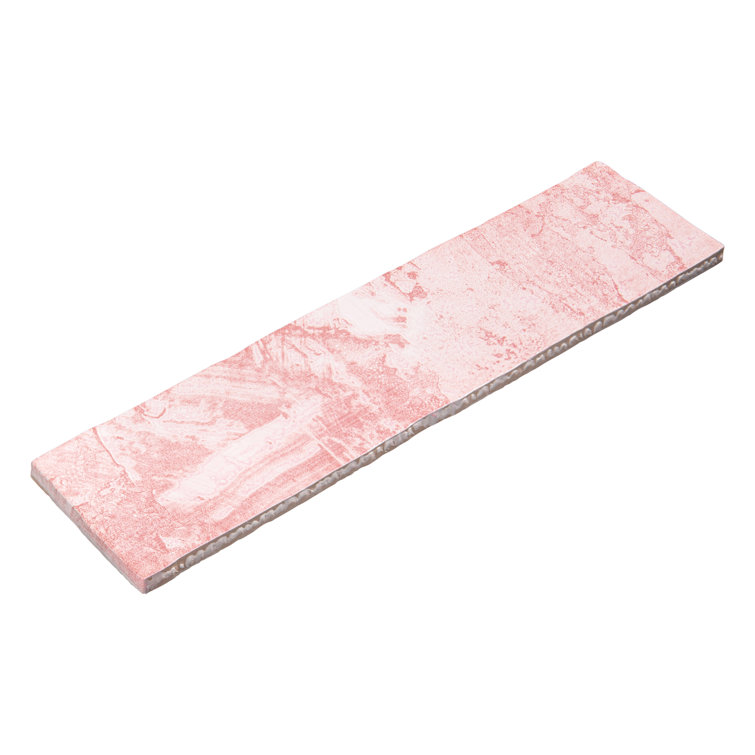 Splash Rose Pink Glossy Ceramic Subway Wall Tile
