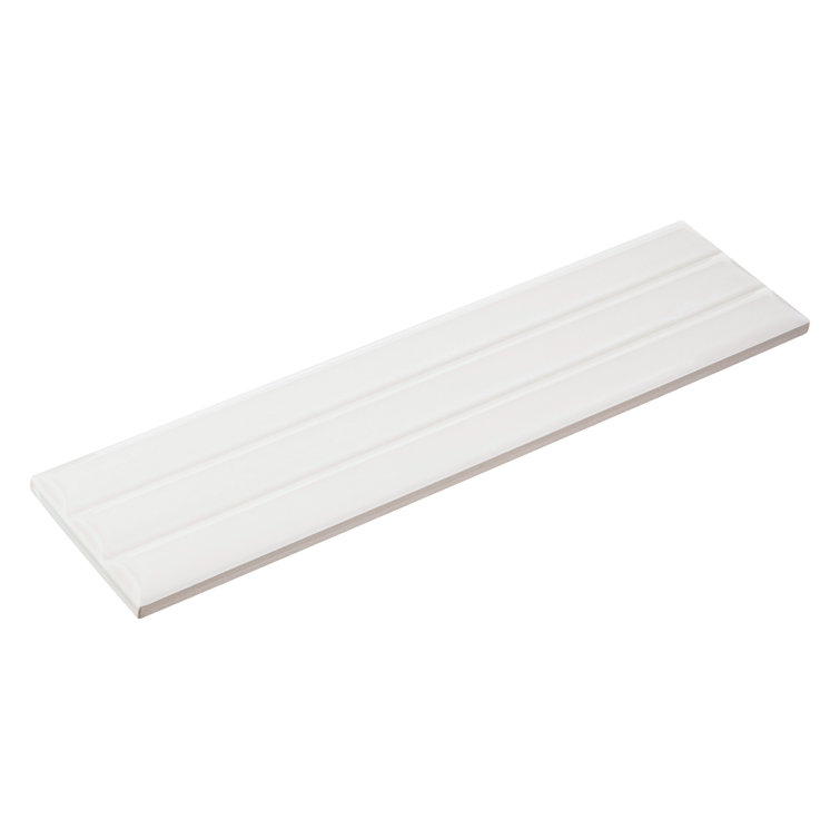 Galor Liniar Glossy White Ceramic Subway Wall Tile
