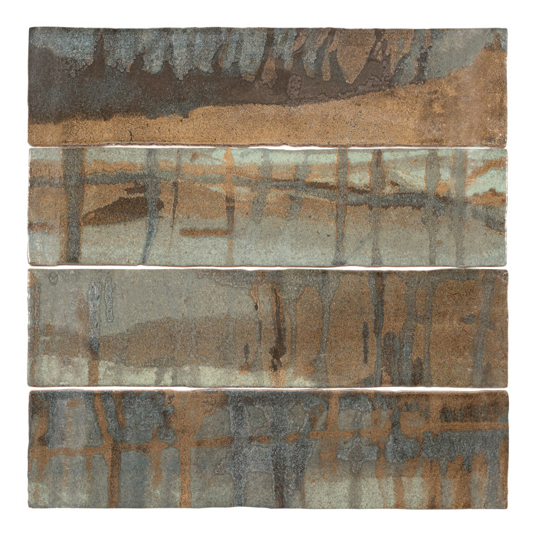 Homage 3x12 Brown Glazed Porcelain Subway Tile