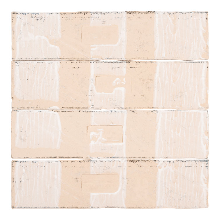 Splash Ink Black 3" x 12" Glossy Ceramic Subway Tile