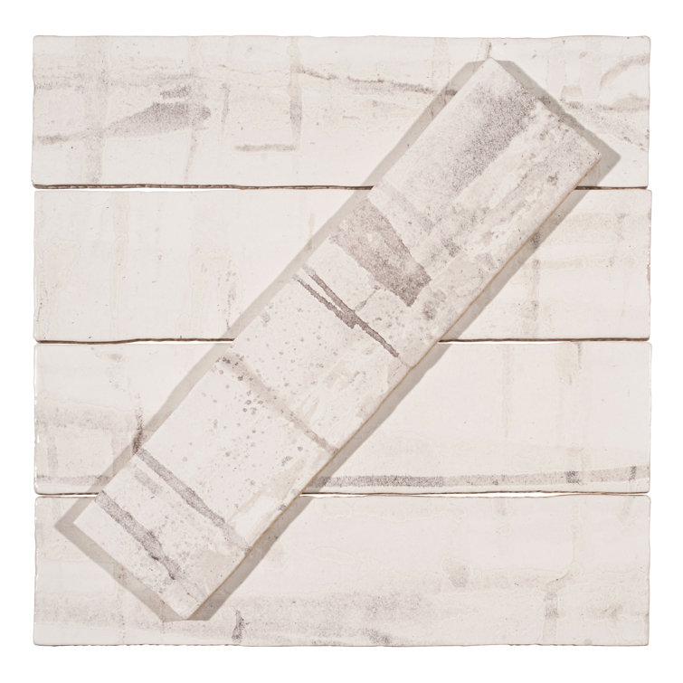 Homage 3" x 12" White Glazed Porcelain Subway Tile