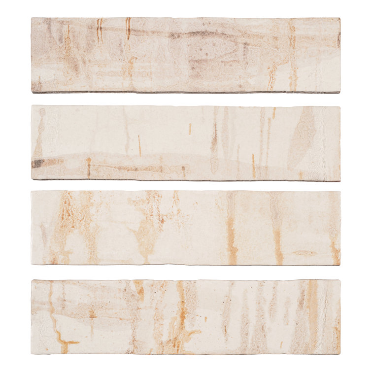 Homage 3" x 12" White Glazed Porcelain Subway Tile