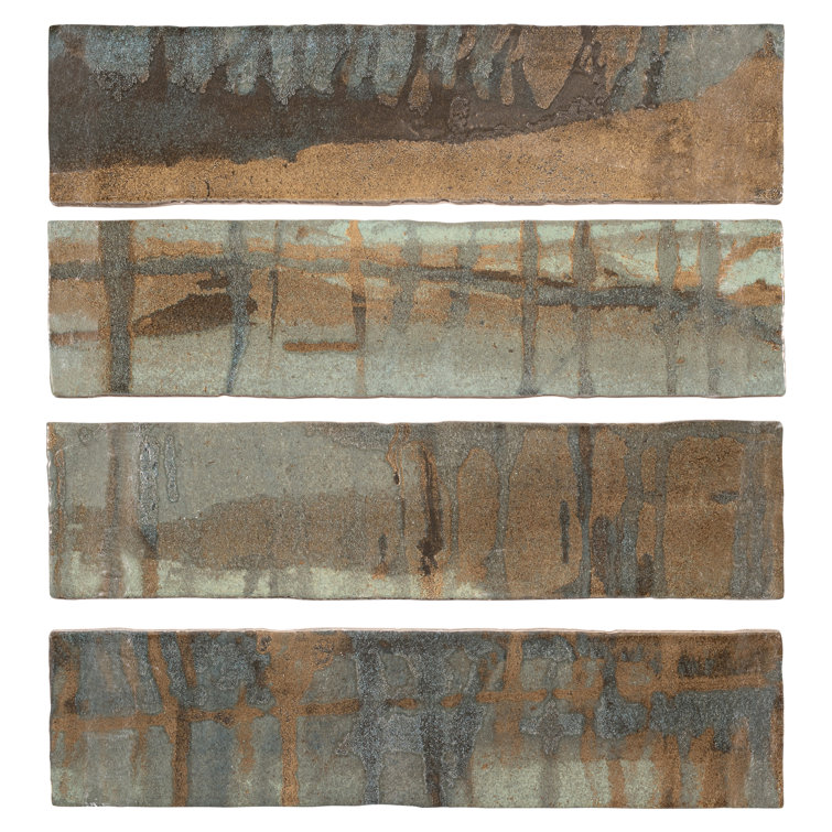 Homage 3x12 Brown Glazed Porcelain Subway Tile