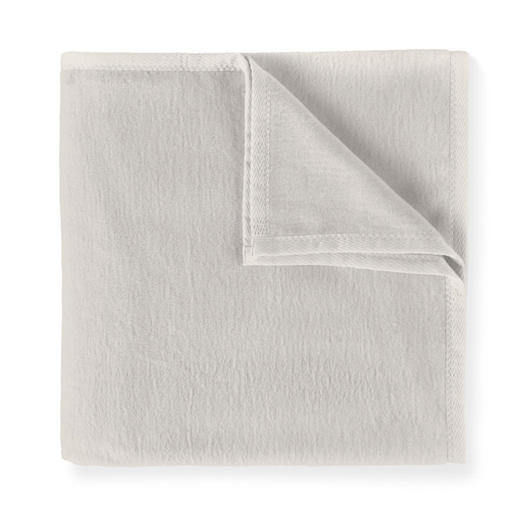 Luxurious Flint Cotton Throw Blanket - Twin Size, Machine Washable
