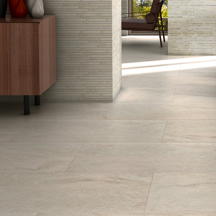 Large Format Beige Matte Porcelain Floor and Wall Tile