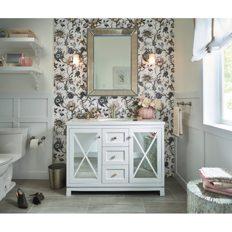 Belfield Single Hole Bathroom Faucet with Drain Assembly