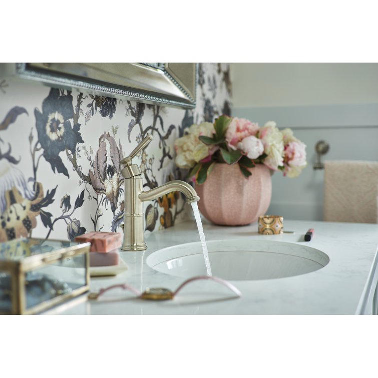 Belfield Single Hole Bathroom Faucet with Drain Assembly