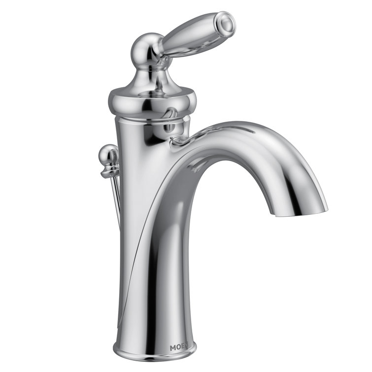 Chrome Single Hole Traditional Vessel Bathroom Faucet