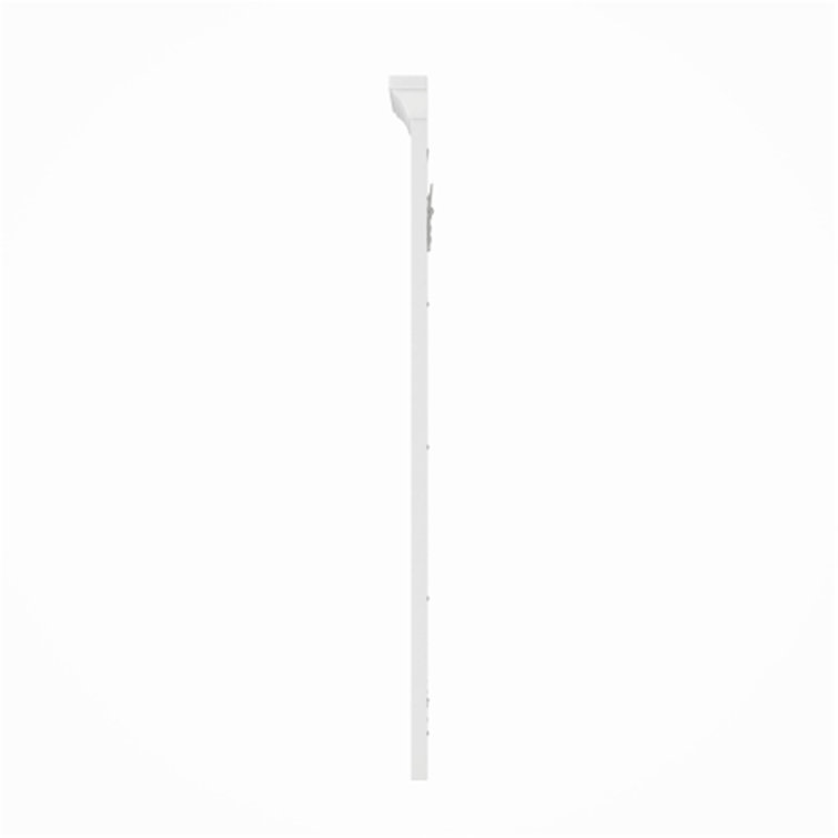 Hollis White Wood 32" x 32" Bathroom Vanity Mirror