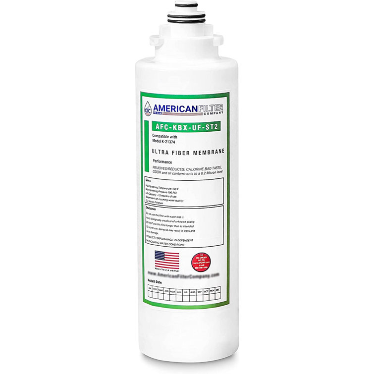 Green Under Sink Replacement Water Filter for Chlorine Removal