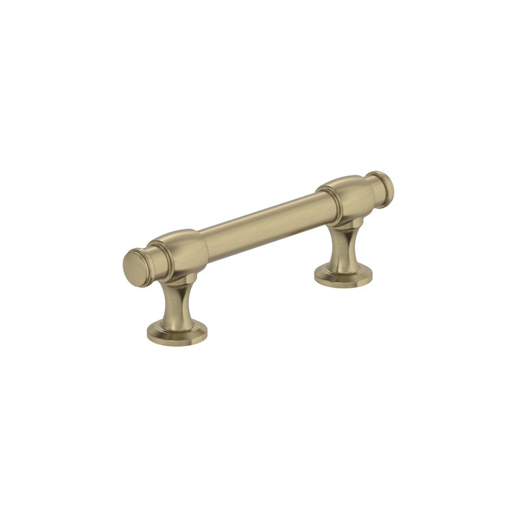 Golden Champagne Polished Cabinet Pull with Mounting Hardware