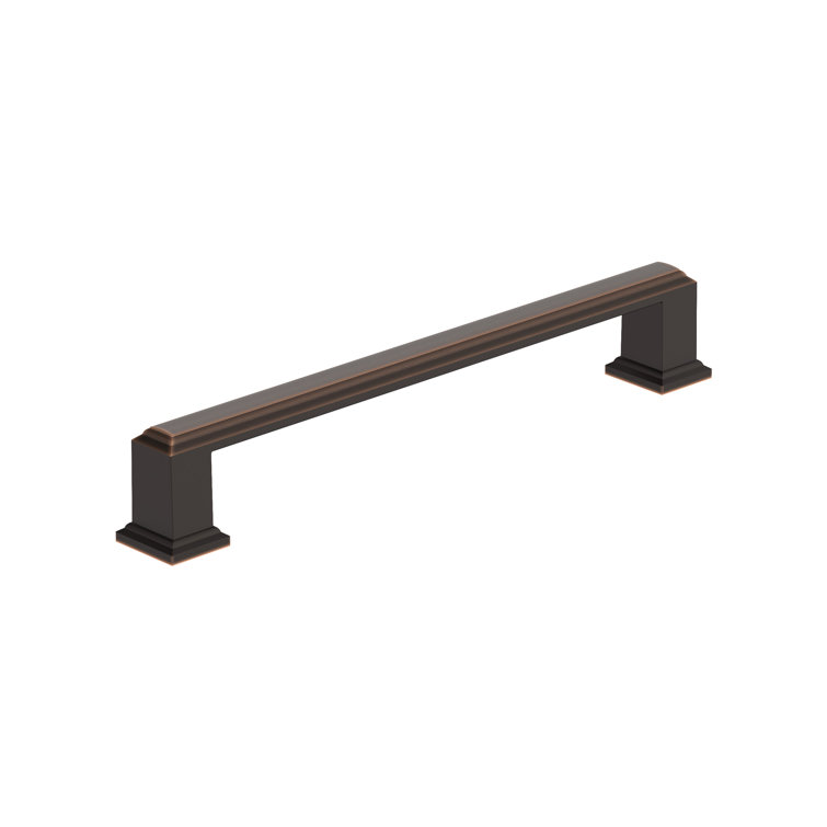 Oil Rubbed Bronze 7-Inch Modern Cabinet Pull with Mounting Hardware