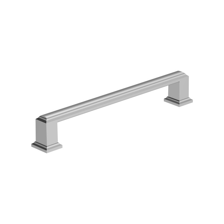 Polished Chrome 7-Inch Modern Cabinet Pull with Mounting Hardware