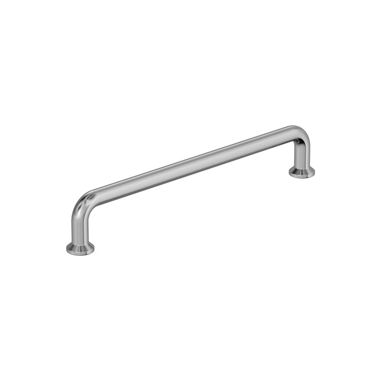 Polished Chrome 6-5/16 Inch Modern Cabinet Bar Pull