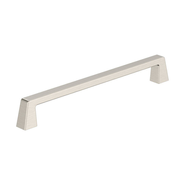 Satin Nickel Modern Cabinet Pull with Mounting Hardware