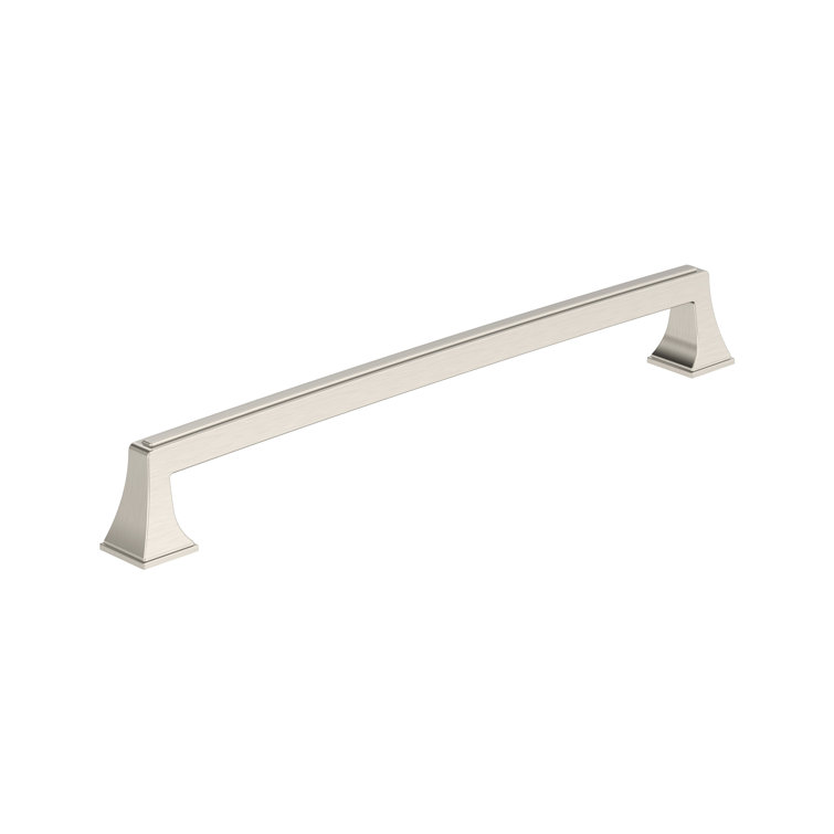 Satin Nickel 8-Inch Mulholland Cabinet Drawer Pull