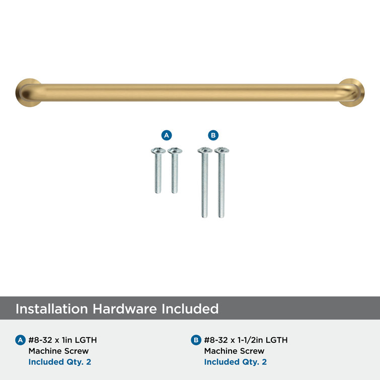 Champagne Bronze 5-1/16" Bar Cabinet Pull with Mounting Hardware