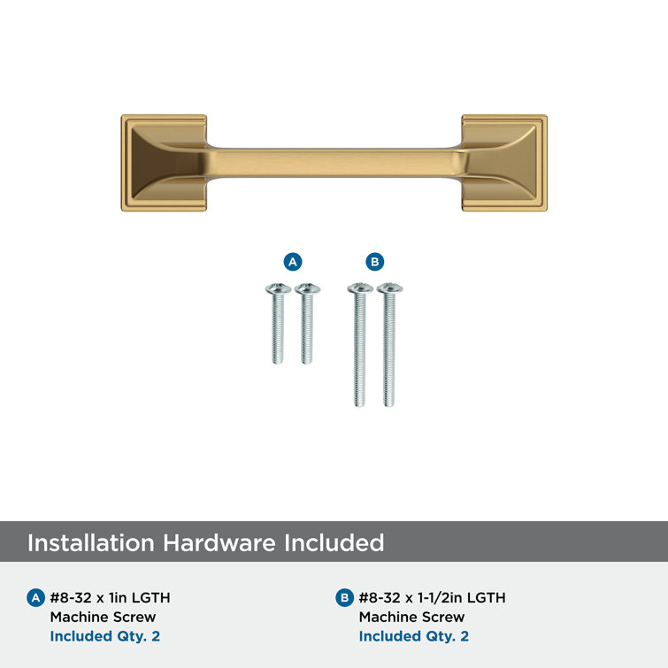 Champagne Bronze 6" Matte Cabinet Bar Pull with Mounting Hardware