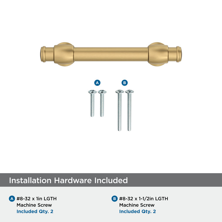 Champagne Bronze 3-Inch Center-to-Center Cabinet Pull
