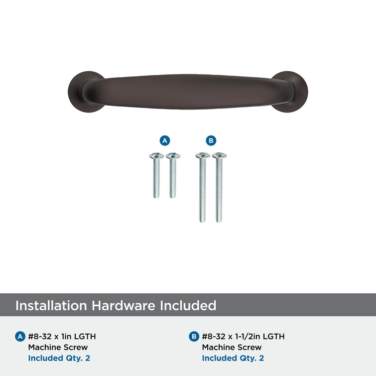 Oil Rubbed Bronze Traditional Cabinet Bar Pull