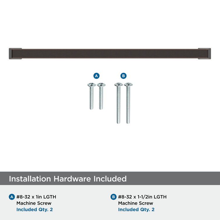 Modern Oil-Rubbed Bronze 10-1/16 Inch Cabinet Pull