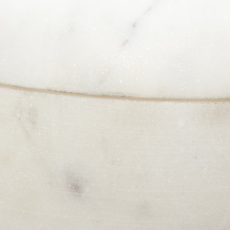 Handcrafted White Marble Decorative Storage Box with Lid