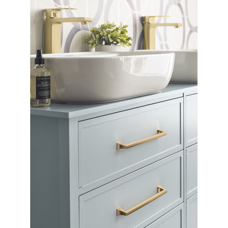 Champagne Bronze 5-1/16" Metal Cabinet Drawer Pull
