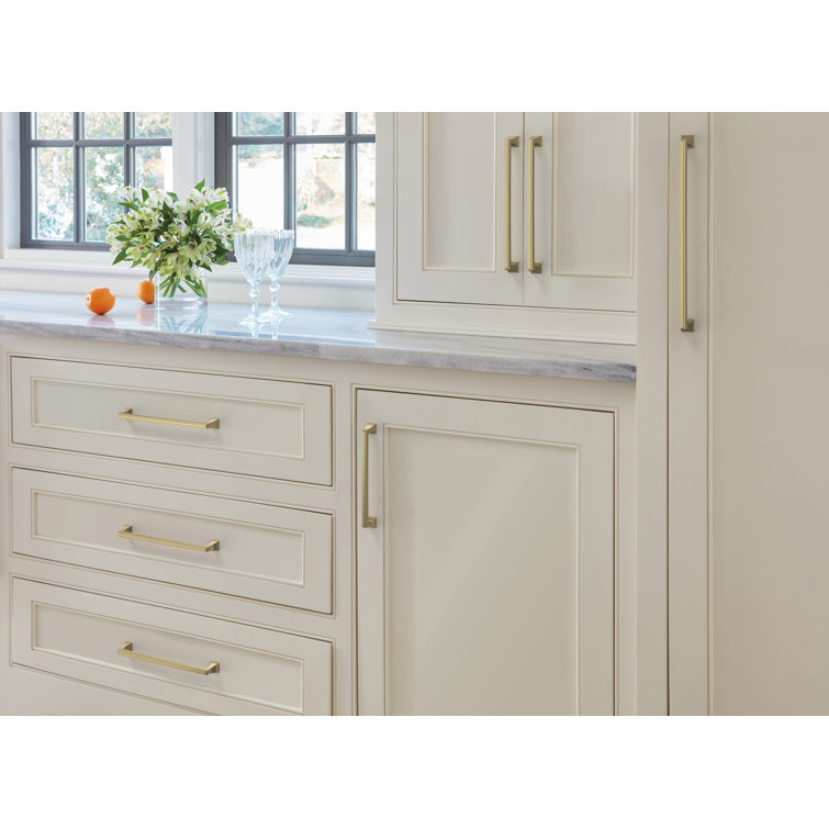Golden Champagne Traditional Metal Cabinet Pull with Mounting Hardware