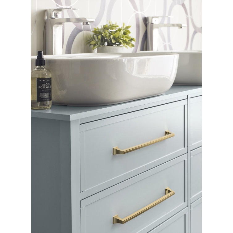 Golden Champagne Traditional Metal Cabinet Pull with Mounting Hardware