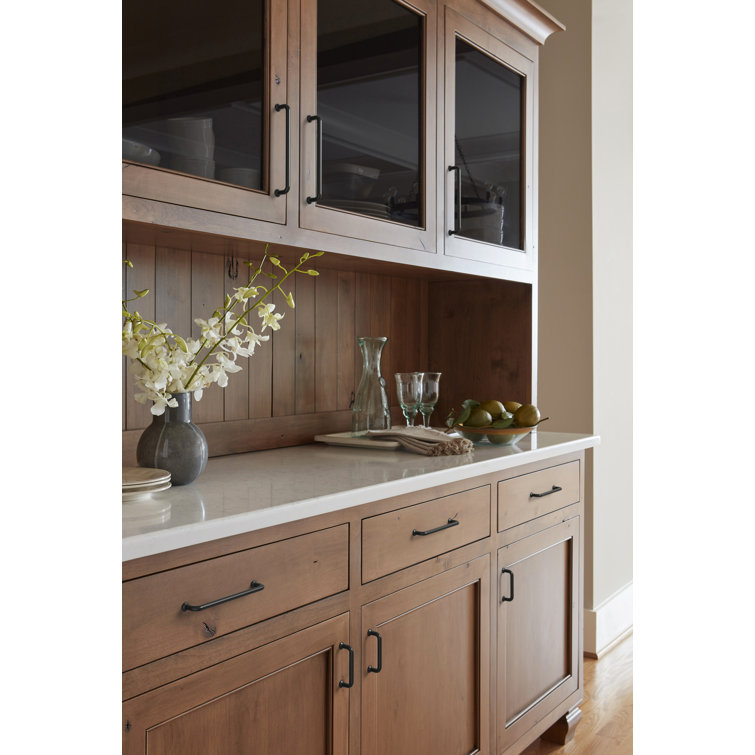 Matte Black 5-1/16" Center-to-Center Arch Cabinet Pull