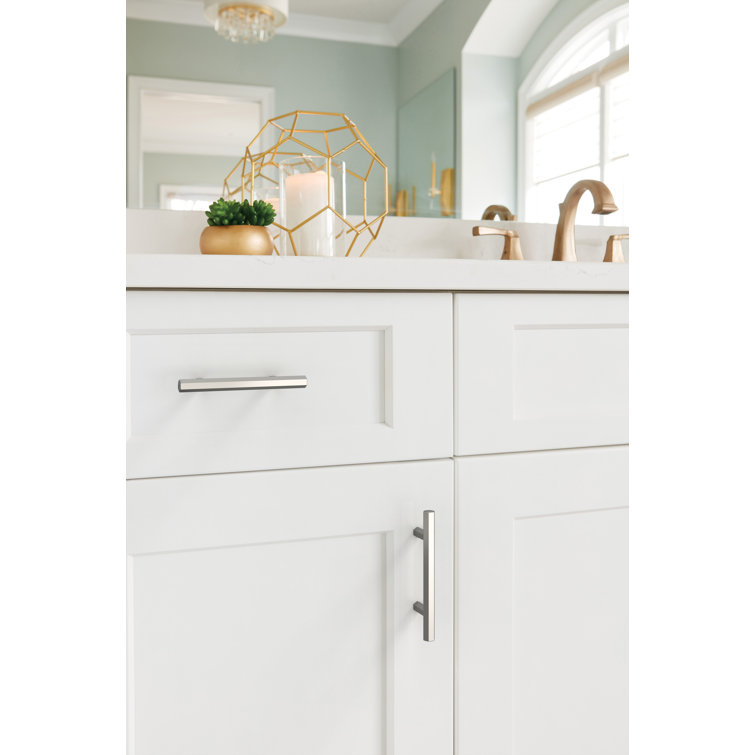 Polished Chrome 3-Inch Modern Bar Cabinet Pull