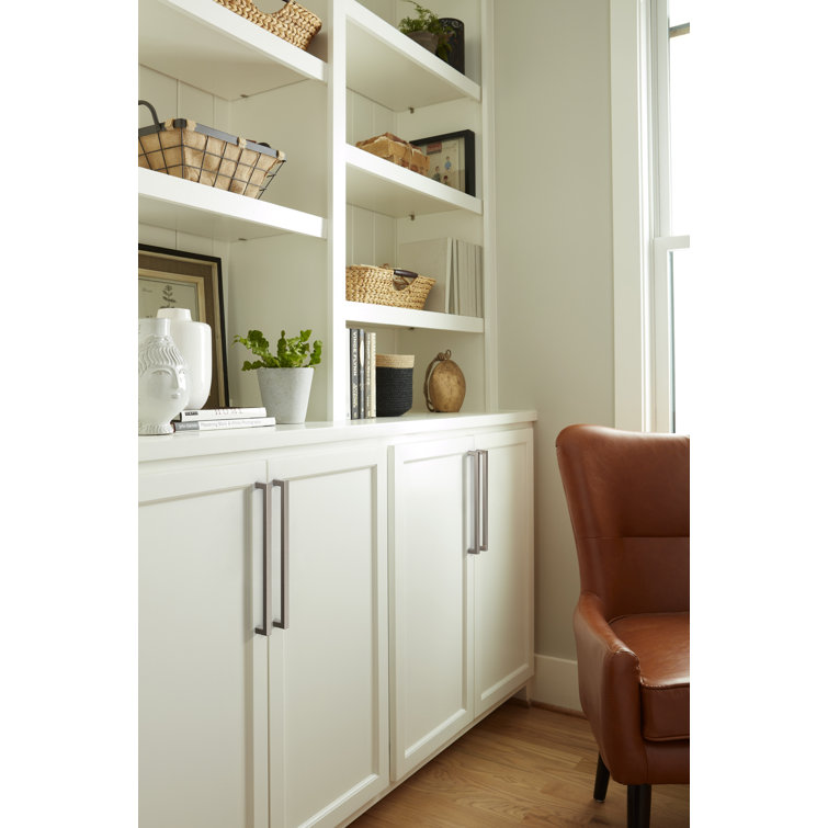 Monument Satin Nickel 10-1/16" Modern Cabinet Pull