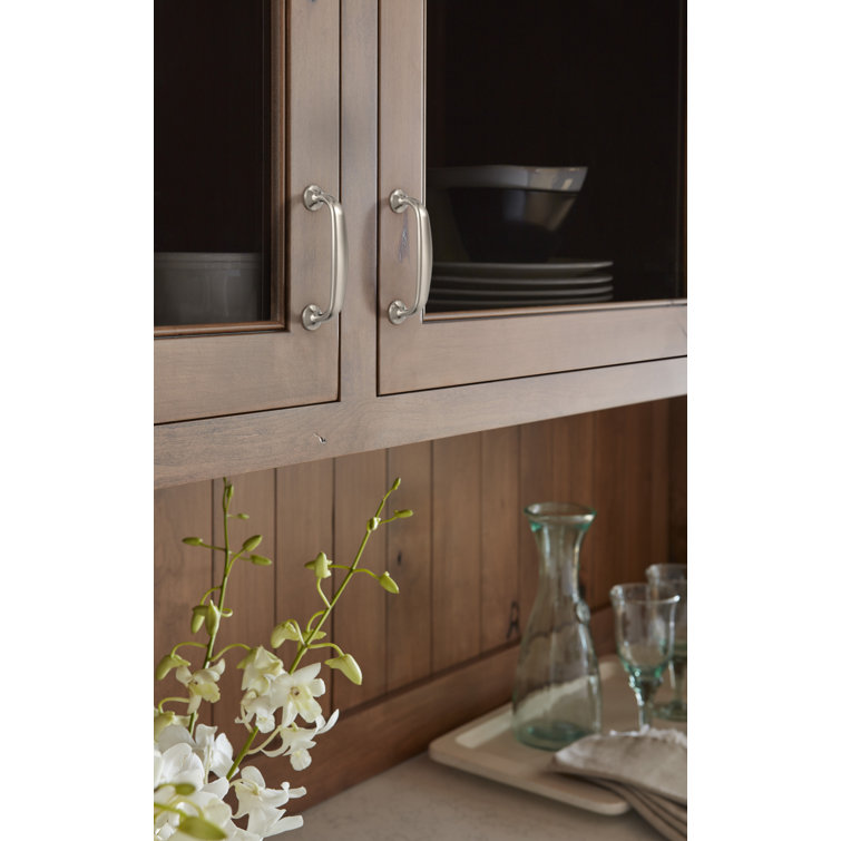 Satin Nickel 3-Inch Brushed Cabinet Pull with Mounting Hardware