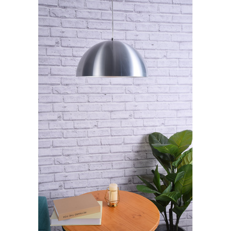Burnished Nickel 15.5" Contemporary Pendant Light