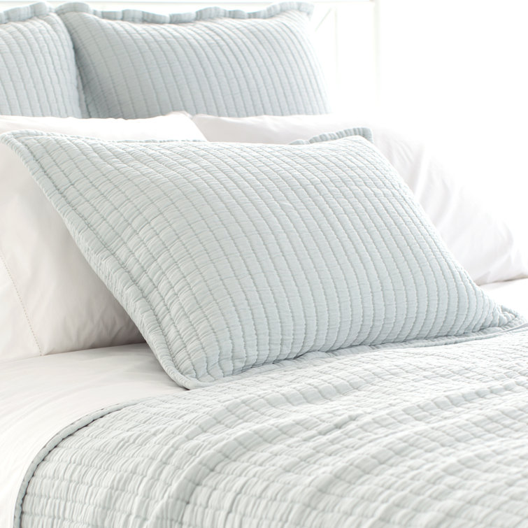 Sky Blue Cotton Standard Size Envelope Sham