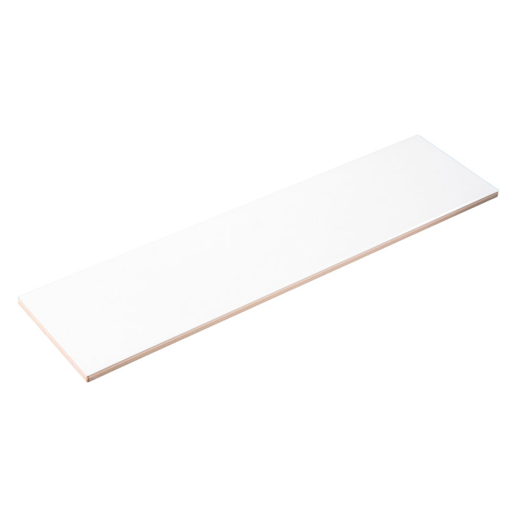 Perfecto Mirabella 4" x 16" White Glazed Ceramic Subway Tile
