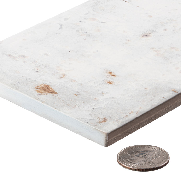 Serenite 4" x 16" Glazed Blue Porcelain Subway Wall Tile