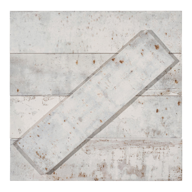 Serenite 4" x 16" Glazed Blue Porcelain Subway Wall Tile